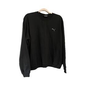 PUMA BLACK LONG SLEEVE PULLOVER SWEATSHIRT SIZE XL